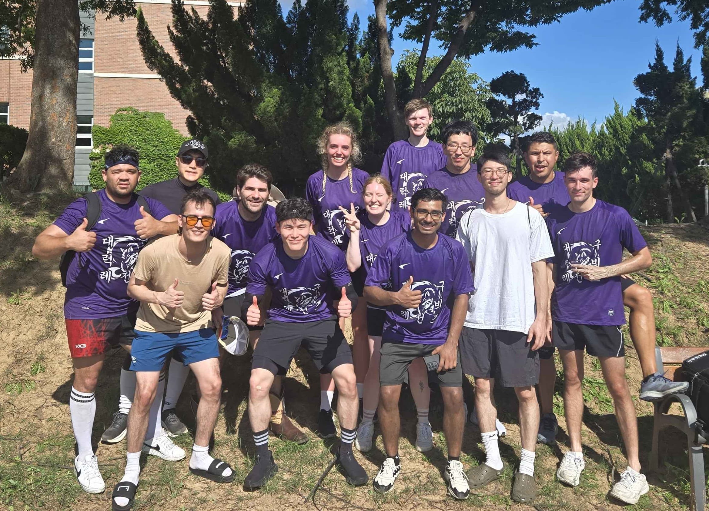 Daegu Rugby Legends team photo